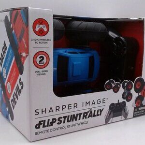 Sharper Image Toy Rc Flip Stunt Rally Rc Stunt Vehicle, 2-in-1,BNIB